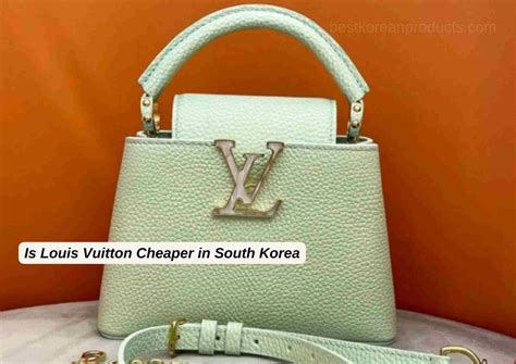 is lv cheaper in korea